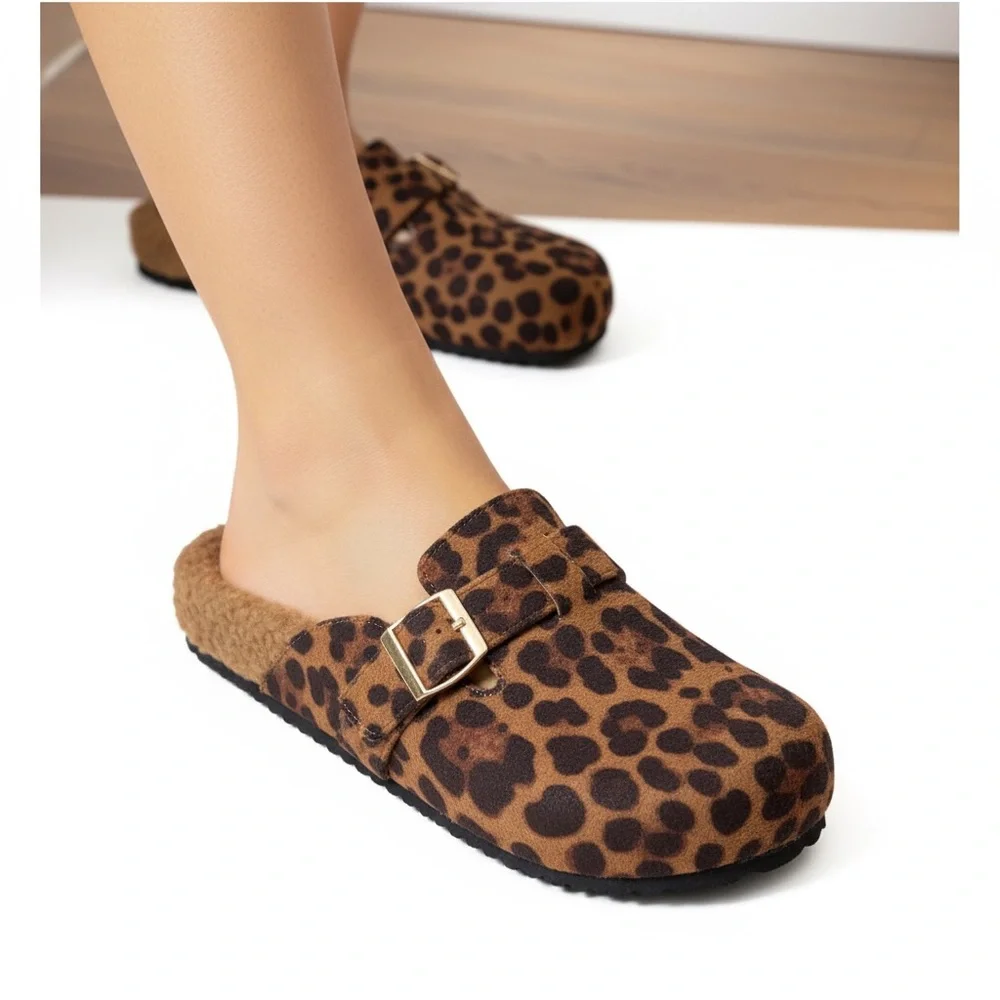 NWOT Cider Leopard Print Slip-On Shoes size 9 - Picture 2 of 6